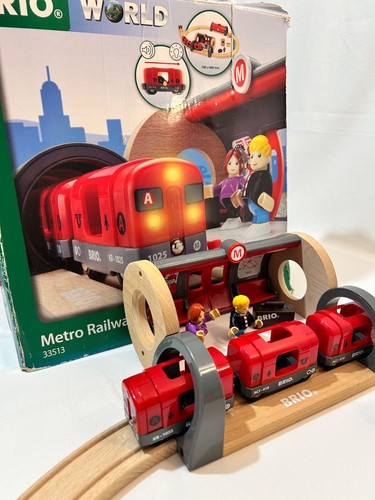 Wooden brio metro station - metro,