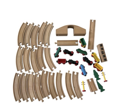 Brio wooden train - set, &