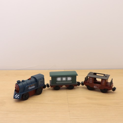 Wooden train track battery - wooden,