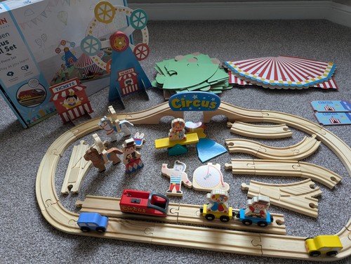 Little town circus wooden - little,