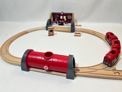 Wooden brio metro - wooden,