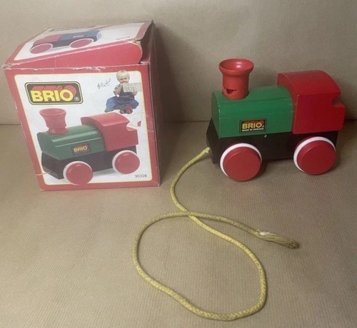 Vintage brio wooden train - brio,