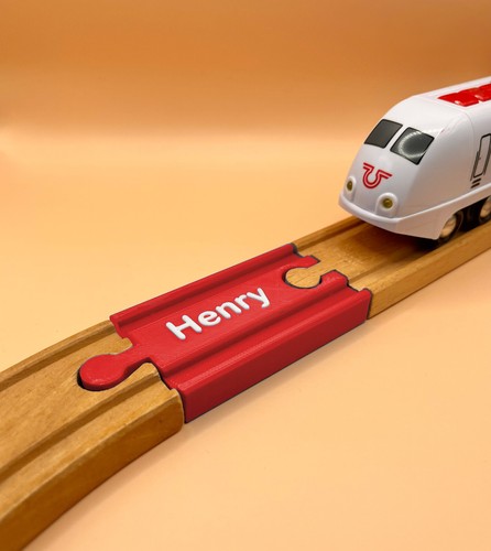 Personalised kids train - train, track