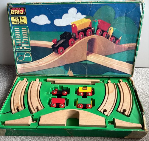 Brio wooden train set - wooden,