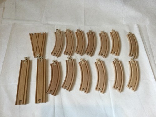 Wooden train track - 16, ikea