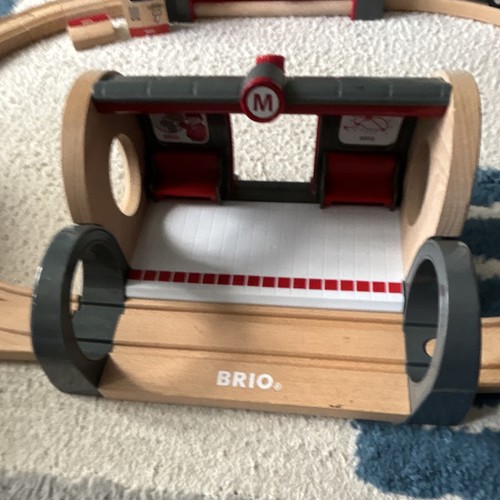 Brio wooden train track set - wooden,