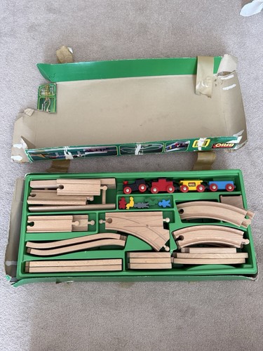 Vintage brio wooden - brio, train
