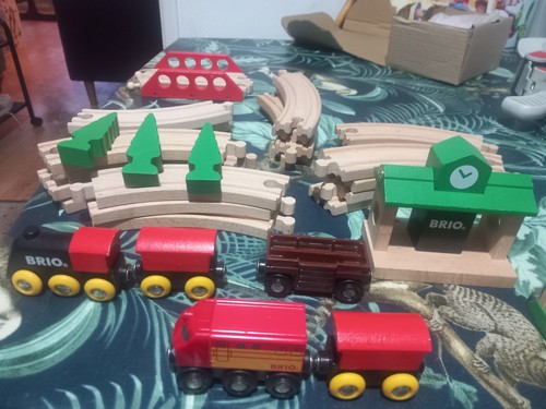 Brio wooden train track bundle - brio,