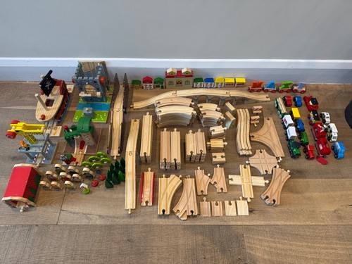 Brio compatible wooden train - wooden,