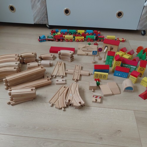 Vintage brio wooden railway - vintage,