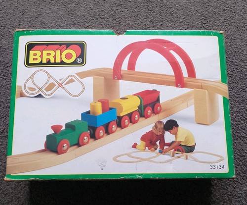 Vintage boxed brio wooden - vintage,