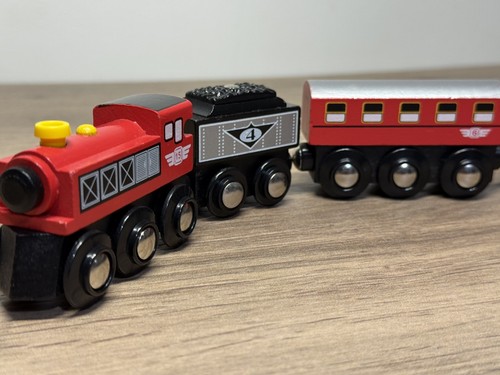 Wooden toy train - wooden, steam