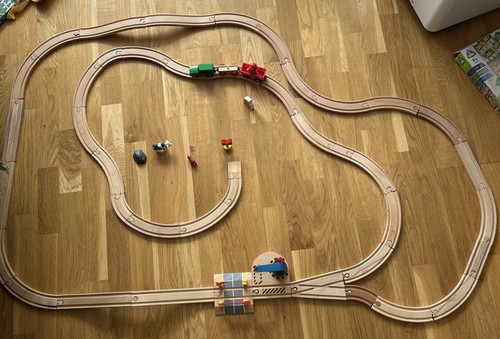 Wooden construction train - wooden,