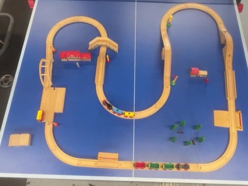 Brio vintage wooden train - vintage, set