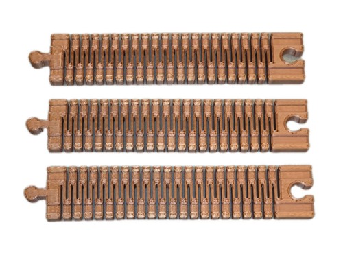 Flexible train track set - -, of