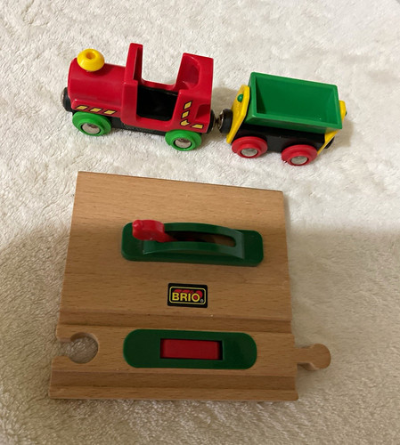 Brio wooden train engine - wooden,