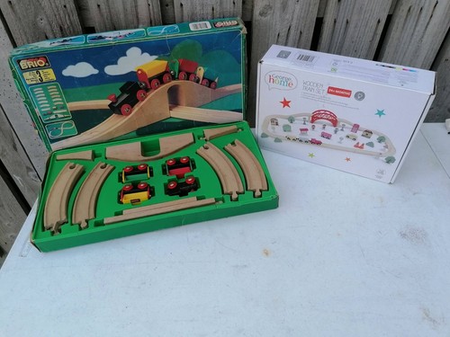 Vintage brio wooden - wooden, railway