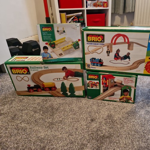 Vintage brio wooden train set - brio,