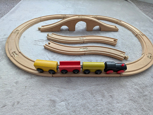 Ikea wooden train track set - ikea,