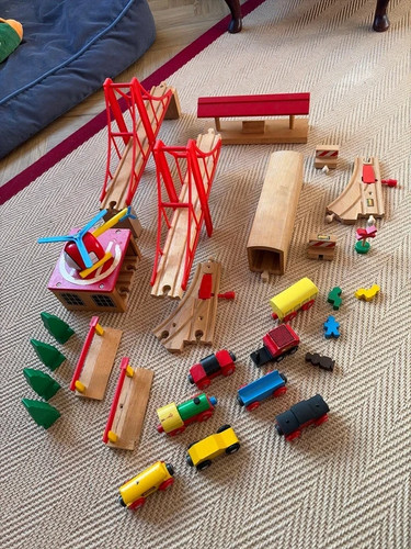 Brio wooden train - wooden, set