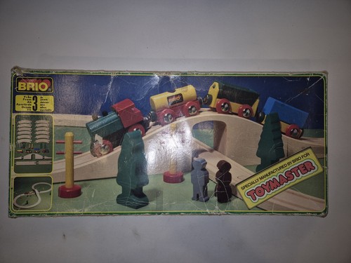 Vintage brio wooden train - wooden,