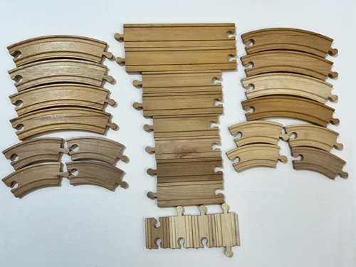 Wooden train track - train, x28