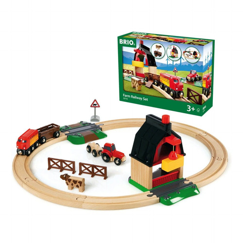 Brio world farm railway set - brio,