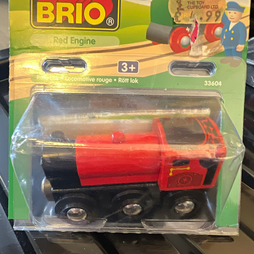 Brio red wooden engine - wooden,