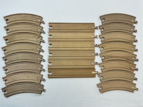Wooden train track - track, x22