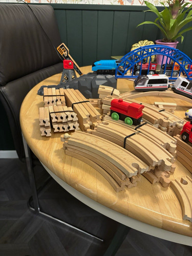 Brio wooden train track set - track,