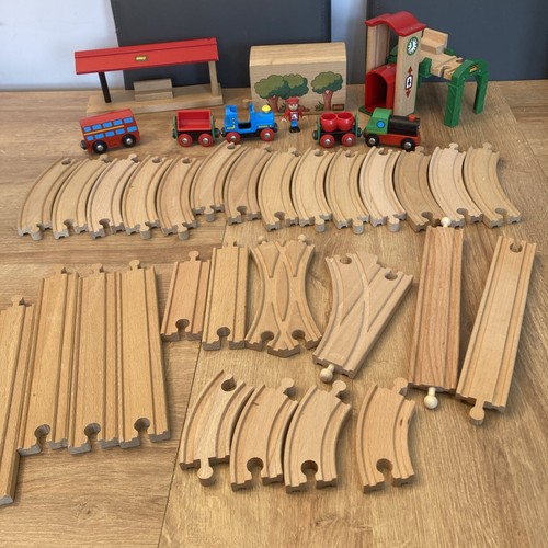 Brio wooden train - train, track