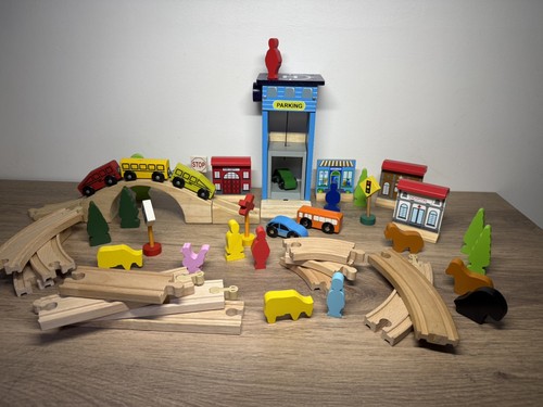 Wooden city railway - wooden,